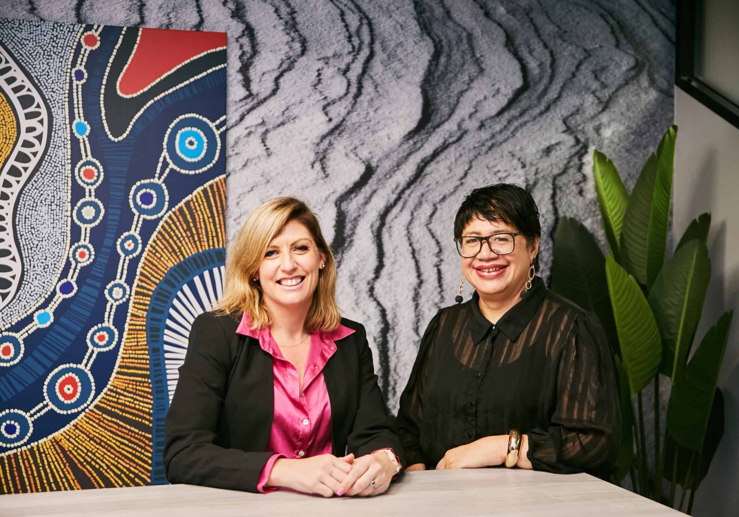 Jess Gesterkamp and Tina Eastman of BESIX Watpac